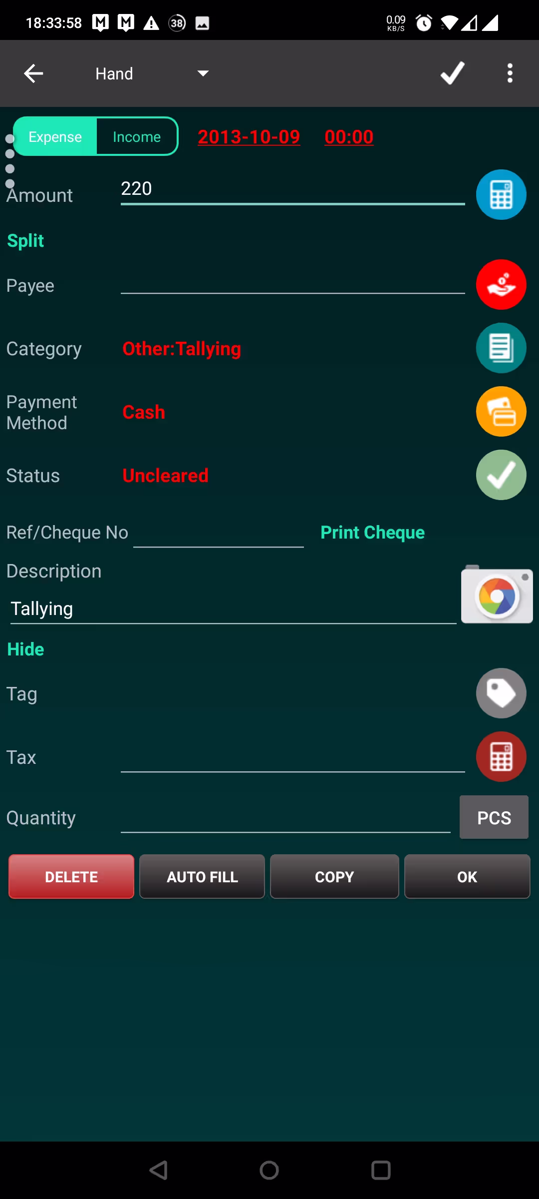 *To err is human, to tally is divine*